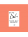 "Deine Liebe leuchtet weiter, selbst in deiner Abwesenheit" – Traueraufkleber für liebevolle Erinnerungen "Deine Liebe leuchtet weiter, selbst in deiner Abwesenheit" – Traueraufkleber für liebevolle Erinnerungen