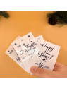 „Weihnachten“ Set – 4x Traueraufkleber für besinnliche Gedenklichter