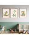 „Dinos“ 3er Poster-Set | T-Rex, Brachiosaurus & Triceratops | Perfekte Dino-Deko fürs Kinderzimmer „Dinos“ 3er Poster-Set | T-Rex, Brachiosaurus & Triceratops | Perfekte Dino-Deko fürs Kinderzimmer