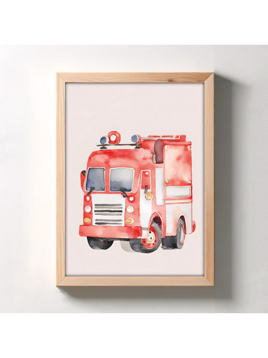 „Fahrzeuge“ 4er Poster-Set | Feuerwehr, Polizei, Rettungswagen & Traktor | Perfekte Kinderzimmer-Deko „Fahrzeuge“ 4er Poster-Set | Feuerwehr, Polizei, Rettungswagen & Traktor | Perfekte Kinderzimmer-Deko