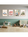 „Fahrzeuge“ 4er Poster-Set | Feuerwehr, Polizei, Rettungswagen & Traktor | Perfekte Kinderzimmer-Deko „Fahrzeuge“ 4er Poster-Set | Feuerwehr, Polizei, Rettungswagen & Traktor | Perfekte Kinderzimmer-Deko