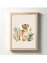 „Savanne“ 3er Poster-Set | Löwe, Elefant & Giraffe | Safari Deko für Wohnzimmer & Kinderzimmer „Savanne“ 3er Poster-Set | Löwe, Elefant & Giraffe | Safari Deko für Wohnzimmer & Kinderzimmer