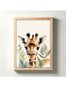 „Steppe“ 3er Poster-Set | Giraffe, Zebra & Affe | Safari Deko für Wohnzimmer & Kinderzimmer „Steppe“ 3er Poster-Set | Giraffe, Zebra & Affe | Safari Deko für Wohnzimmer & Kinderzimmer