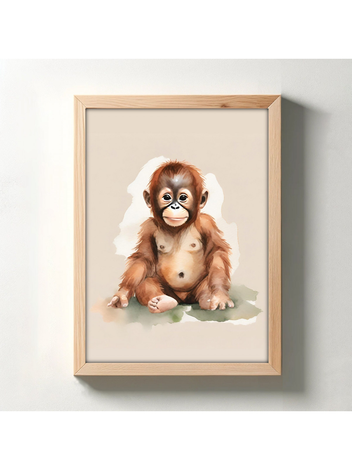 „Asien“ 3er Poster-Set | Orang-Utan, Alpaka & Pandabär | Digitaler DIN A4 Download (JPG) zum Selbstausdrucken