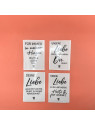„Liebe“ Set – 4x Traueraufkleber für persönliche Gedenklichter „Liebe“ Set – 4x Traueraufkleber für persönliche Gedenklichter