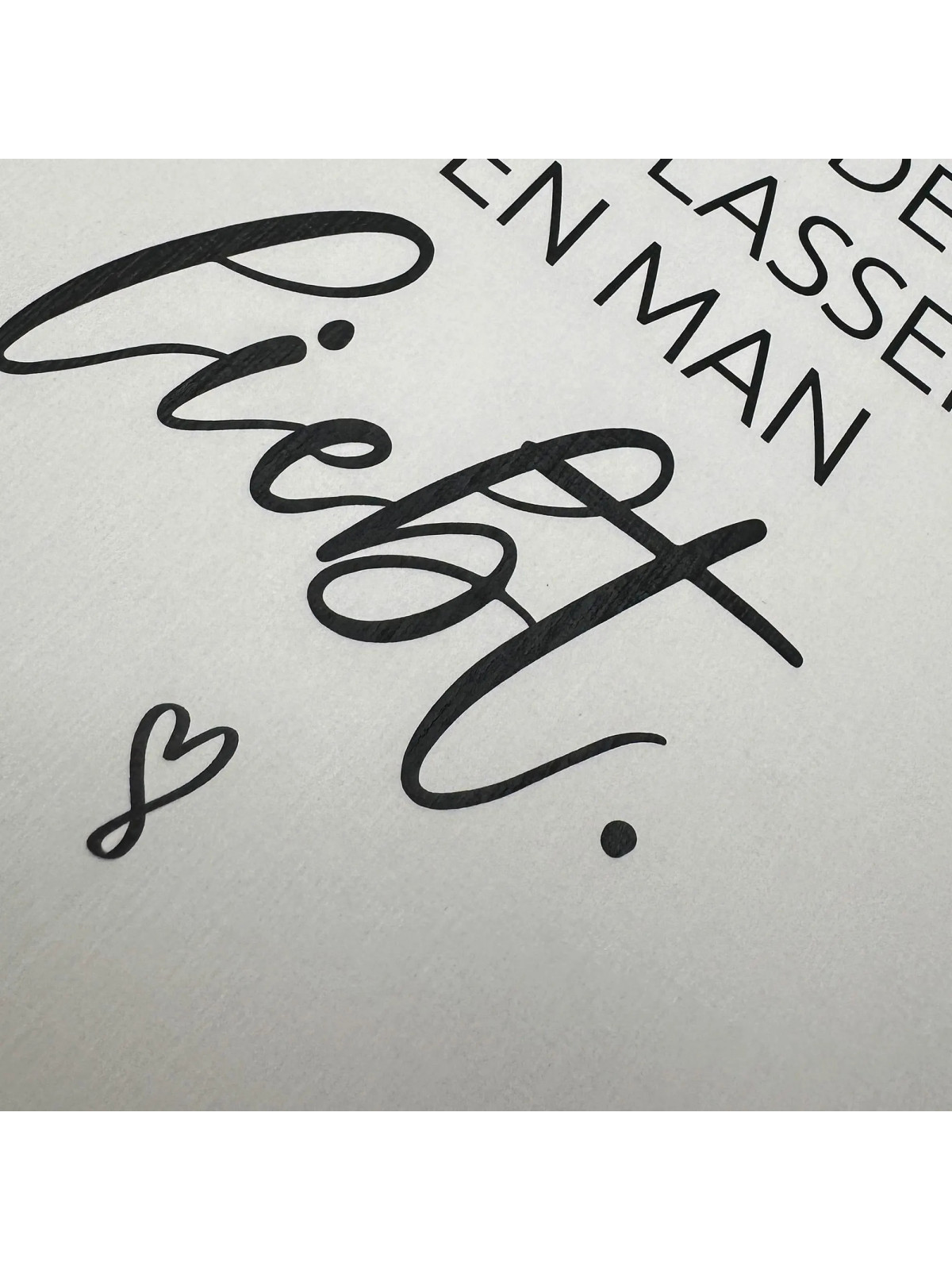 Trauerkarte „Liebe ist, jemanden loszulassen, den man liebt.“ | Beileidskarte in DIN A5 mit Umschlag