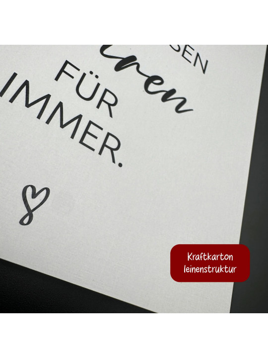 Trauerkarte „Menschen wie du, hinterlassen Spuren für immer.“ | Beileidskarte in DIN A5 mit Umschlag Trauerkarte „Menschen wie du, hinterlassen Spuren für immer.“ | Beileidskarte in DIN A5 mit Umschlag