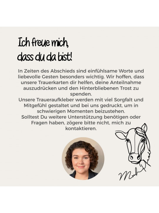 Trauerkarte „Auf Wiedersehen, bis wir uns wiedersehen.“ | Beileidskarte in DIN A5 mit Umschlag Trauerkarte „Auf Wiedersehen, bis wir uns wiedersehen.“ | Beileidskarte in DIN A5 mit Umschlag