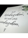Trauerkarte „Auf Wiedersehen, bis wir uns wiedersehen.“ | Beileidskarte in DIN A5 mit Umschlag Trauerkarte „Auf Wiedersehen, bis wir uns wiedersehen.“ | Beileidskarte in DIN A5 mit Umschlag