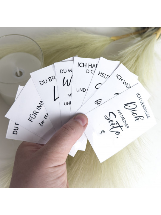 „Neutral“ Set – 8x Traueraufkleber für stilvolle Grablichter „Neutral“ Set – 8x Traueraufkleber für stilvolle Grablichter