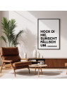 „Hock di hie, sunscht fällsch um.“ Dialekt-Poster | Digitaler DIN A4 Download (JPG) zum Selbstausdrucken „Hock di hie, sunscht fällsch um.“ Dialekt-Poster | Digitaler DIN A4 Download (JPG) zum Selbstausdrucken