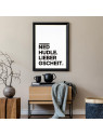 „Ned hudle. Lieber gscheit.“ Dialekt-Poster | Digitaler DIN A4 Download (JPG) zum Selbstausdrucken „Ned hudle. Lieber gscheit.“ Dialekt-Poster | Digitaler DIN A4 Download (JPG) zum Selbstausdrucken