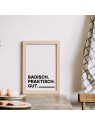„Badisch. Praktisch. Gut.“ Dialekt-Poster | Digitaler DIN A3 Download (JPG) zum Selbstausdrucken „Badisch. Praktisch. Gut.“ Dialekt-Poster | Digitaler DIN A3 Download (JPG) zum Selbstausdrucken