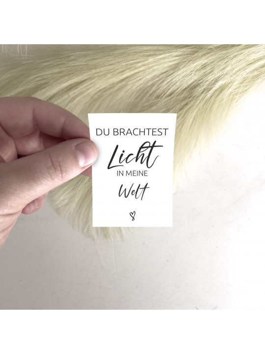Traueraufkleber – „Du brachtest Licht in meine Welt“ | Gedenkaufkleber Traueraufkleber – „Du brachtest Licht in meine Welt“ | Gedenkaufkleber