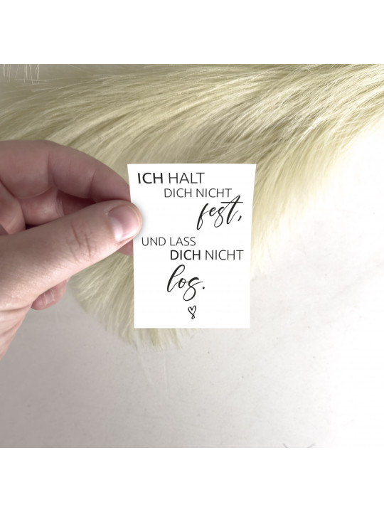 Traueraufkleber – „Ich halt dich nicht fest, und lass dich nicht los.“ | Gedenkaufkleber Traueraufkleber – „Ich halt dich nicht fest, und lass dich nicht los.“ | Gedenkaufkleber